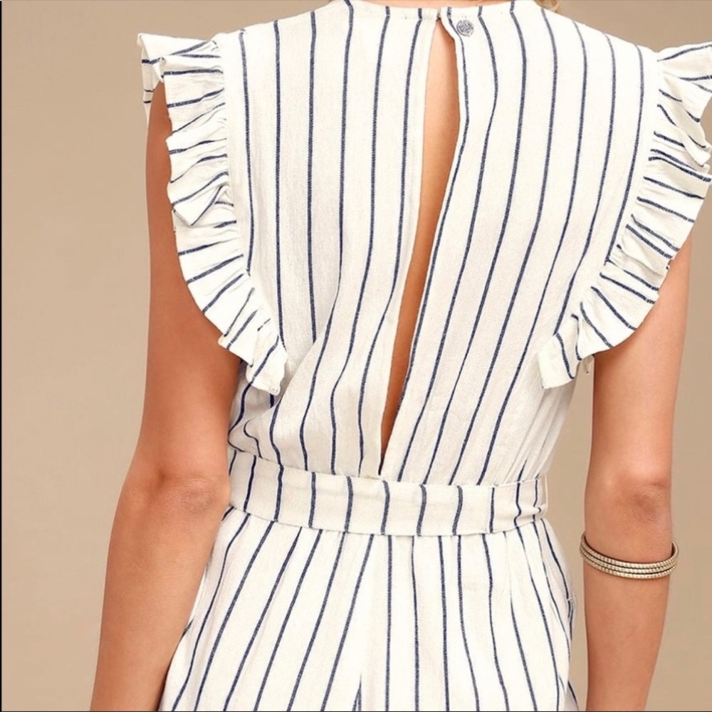 Billabong Sunny Garden Striped Romper - Picture 3 of 6